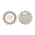 thumbnail image 1 of Los camellos caminan por el desierto Broche de plata Unbranded M, 1 of 3