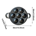 thumbnail image 3 of zhangmingg 7 Hole Nonstick Frying Pan for Even Heat Distribution and Pancakes Every, 3 of 7