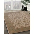 thumbnail image 3 of Ahgly Company Machine Washable Indoor Rectangle Industrial Modern Camel Brown Area Rugs, 2' x 4', 3 of 7