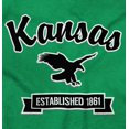 thumbnail image 2 of Kansas Cute Bald Eagle Souvenir Men's Graphic T Shirt Tees Brisco Brands M, 2 of 6