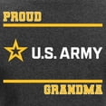 thumbnail image 3 of CafePress - Proud Army Grandma White And Gold Long Sleeve T Shirt - Women's Long Sleeve Graphic Tee Casual Fit, 3 of 4