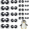 thumbnail image 6 of 40 Pairs Felt Eyelashes for DIY Crochet Stuffies and Plushies 4 Sizes Black Color Eyelash Applique Patches Felt Craft Eyes DIY Puppet and Plush Animal Making Supplies, 6 of 9