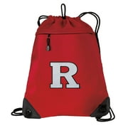 Rutgers University Cinch Pack Backpack for Girls or Boys OFFICIAL RU Drawstring Bag Mesh & Microfiber