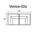 thumbnail image 2 of Venice Wicker 2 Piece Sectional Patio Loveseat, 2 of 4