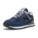 thumbnail image 1 of Zapatilla New Balance 574 Core para hombre azul marino/blanco talla 9.5, 1 of 8