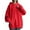 Red, variant on Baberdicy Essentials Hoodie Womens Daily Long Casual Down for Womens Pocket Hooded Sweatshirts Pullover Sleeve Button V Drawstring Hoodies Neck Women's Hoodies Sweatshirts Hoodies for Women Red