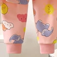 thumbnail image 7 of Quealent Infant Baby Boy Fall Clothes Set Funny Sweatshirt Pant Outfits Toddler Winter Outfits Long Sleeve Cute Print Sweatshirt Pants Clothing set (Light Pink, 9-12 Months), 7 of 7