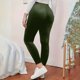 thumbnail image 5 of Karight Women's High Waist Velvet Elastic Leggings Velvet Warm Yoga Pants Buttery Soft Velour Leggings, 5 of 5