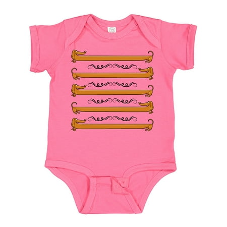 

Inktastic Dachshund Dog Funny Puppy Gift Baby Boy or Baby Girl Bodysuit