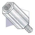 thumbnail image 2 of 6-32 x 9/16 1/4" Across Flats Hex Male Female Standoff | Steel | Zinc Plated (Quantity: 250), 2 of 3