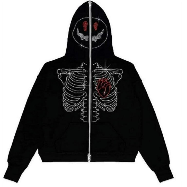 Emo zip up hoodies shop