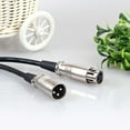 thumbnail image 4 of XLR Cable 9.8ft 3 Pin Male to Female for Microphone Phantom Power Supply, 4 of 6