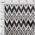 thumbnail image 1 of oneOone Polyester Lycra Fabric Chevron Ikat Print Fabric By Yard 56 Inch Wide, 1 of 4