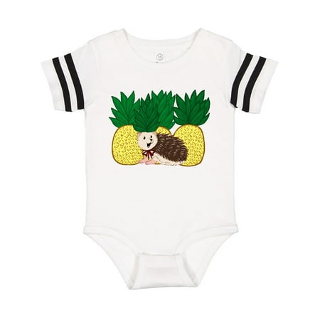

Inktastic Pineapple Hedgehog Gift Baby Boy or Baby Girl Bodysuit