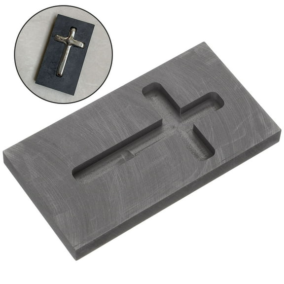 WASHWEPE Graphite Casting Mold For Metal Melting Tool 1Pack 3.5X1.9X0.6In