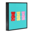 thumbnail image 2 of Stupell Industries Contemporary Cute Gummy Bear Candies Black Framed Giclee Art, 12 x 12, by Ashley Singleton, 2 of 7