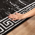 thumbnail image 4 of GLORY RUGS Area Rugs Marble 2x7 Black Gray Carpet Modern Abstract Rug Living Room Dining Bedroom Rug, 4 of 5