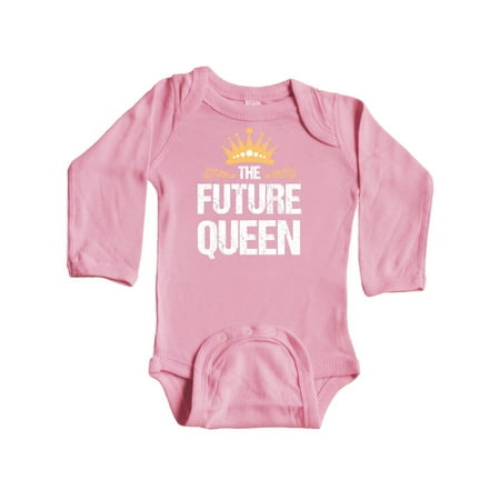 

Inktastic The Future Queen of Feminism Gift Baby Boy or Baby Girl Long Sleeve Bodysuit