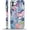 Blue Pink Marine Life Graphic, variant on Compatible with iPhone 14 Pro Max Case - Dual-Layer Protection, Hard Shell with Silicone Interior, Slim Scratch Resistant Shockproof for Woman Men - Winter Pine Trees Stained Glass