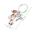 thumbnail image 2 of EXHUMKY 3Ud Llaveros De Lápiz Para Maestras Con Colgante Artístico Multicolor Para Accesorios Y Celebraciones, 2 of 6
