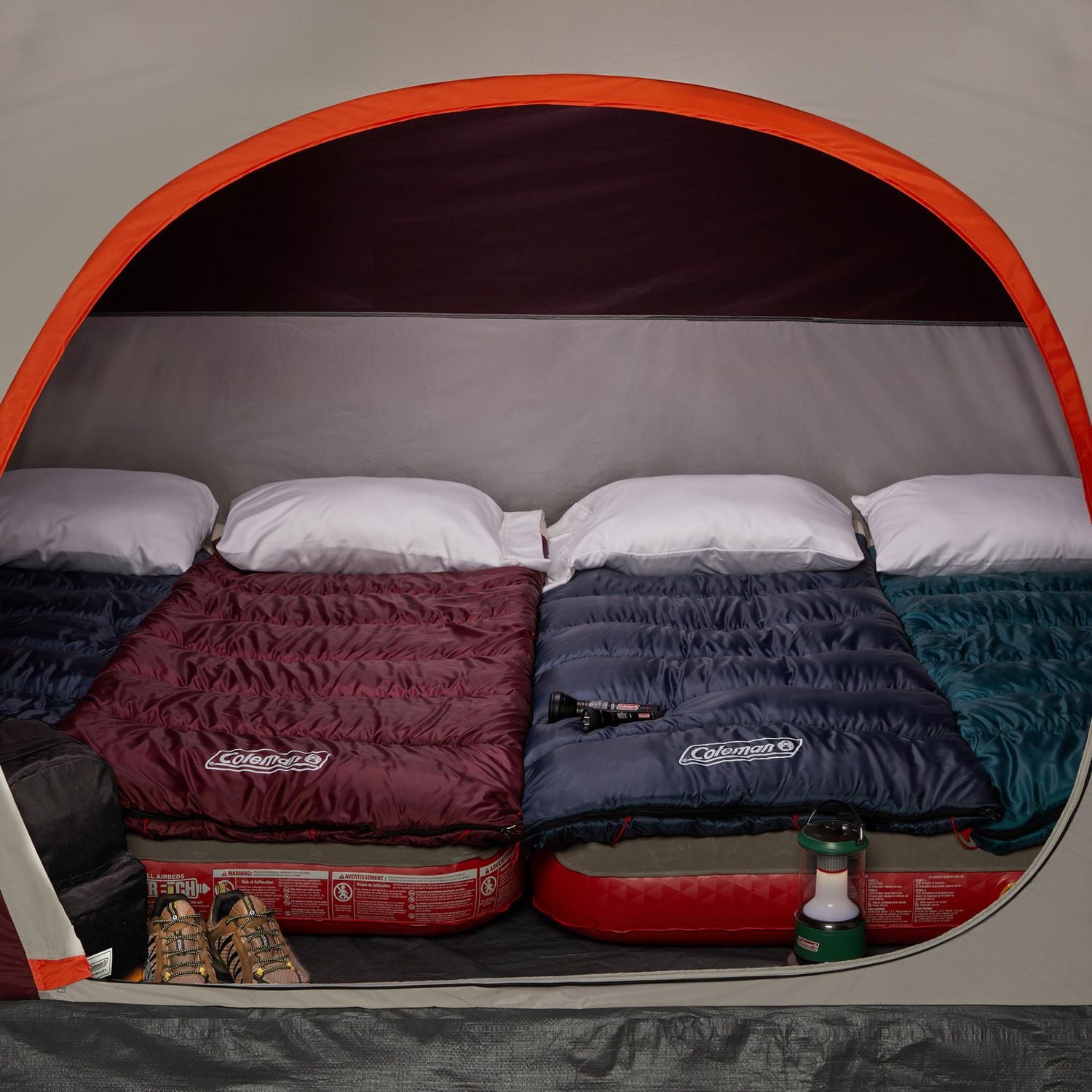 Coleman 6-Person Skydome Camping Tent, Blackberry