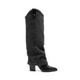 thumbnail image 2 of DREAM PAIRS Women's Slouch Knee High Boots, Pointed Toe Chunky Heel Fashion Dress Boots, 2 of 7