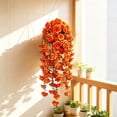 thumbnail image 6 of Leodye 1PCS Artificial Hanging Flowers, Realistic Faux Floral Wall Decor with Rattan for Indoor Home Scene Arrangement -29.52IN, 6 of 6