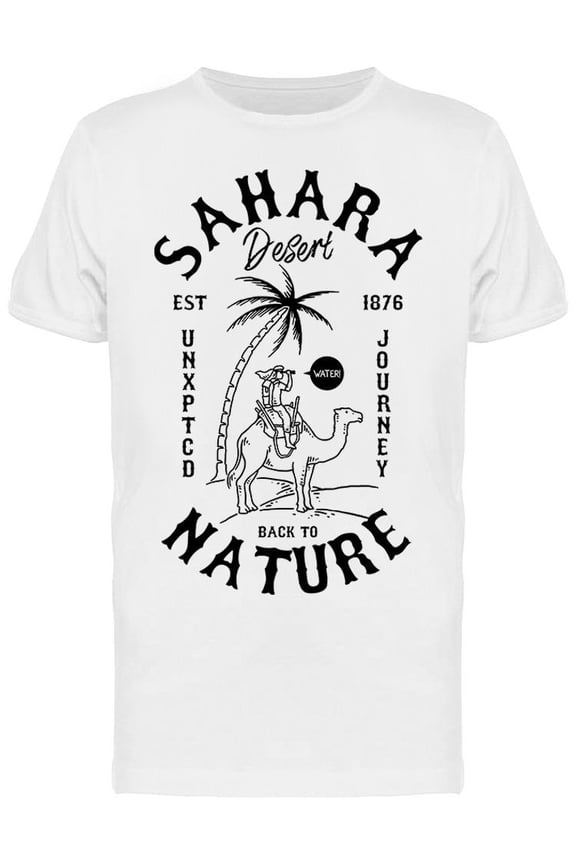 Sahara Nature Camel T-Shirt Men -Image by Shutterstock, Male x-Large