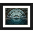 thumbnail image 1 of Reichert, Renate 32x25 Black Ornate Wood Framed with Double Matting Museum Art Print Titled - swimming at night, 1 of 4