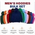 thumbnail image 3 of SOCKS'NBULK 24 Pack of 12 Mens Jogger Pants and 12 Hoodie Sweatshirts, Bulk Wholesale Popular Donation Charities Events, 3 of 7