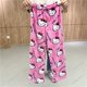 thumbnail image 3 of 2023 Sanrio Hello Kitty Pijamas Halloween Franela Moda Pantalones Mujeres Kawaii Lana Anime Dibujos Animados Casual Pantalones de Casa Otoño, 3 of 5