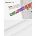 thumbnail image 6 of Tie Up Valance Curtain for Kitchen, Natural Plant Farm Flowers Grass Rod Pocket Short Curtains Adjustable Tie-Up Shade Valances, Blossom Botanical Window Treatment for Bathroom Living Room Bedroom, 6 of 7