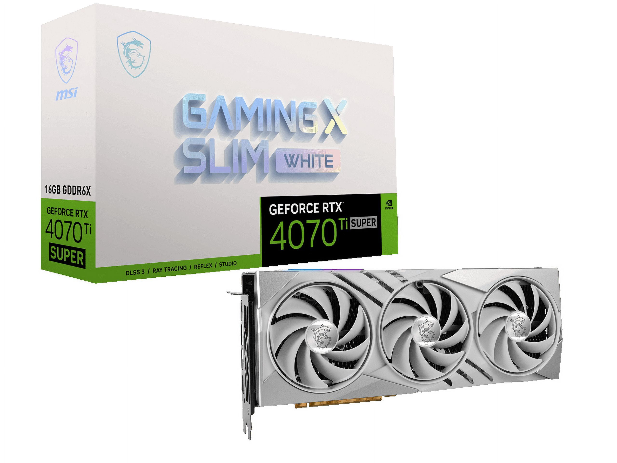 MSI Gaming GeForce RTX 4070 Ti SUPER 16GB GDDR6X Graphics GPU PCI