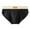 Black, variant on zeranth Men Briefs Mid Waist Solid Color Soft Breathable Moisture-wicking Cotton Quick-drying Thin Loose Elastic Anti-shrink Men Underpants Underwear