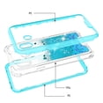 thumbnail image 4 of Compatible Case for Samsung Galaxy A20, Samsung Galaxy A30 Case 3N1 Series Diamond Quicksand Cute Phone Cover - Teal, 4 of 4