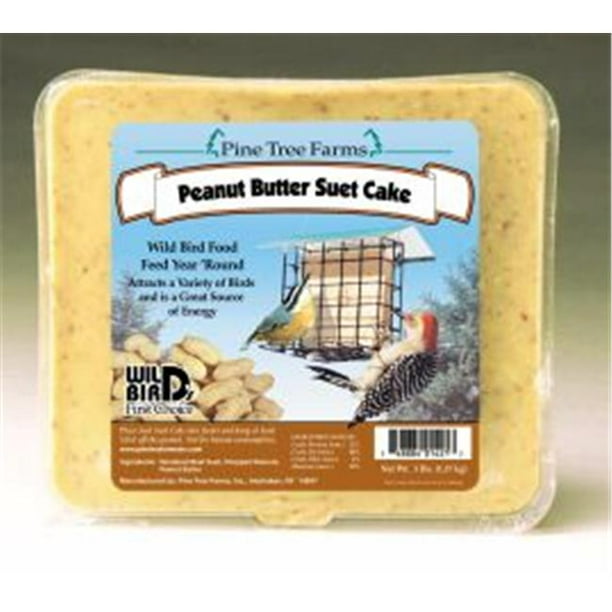 Pine Tree Farms Suet Cake Peanut Butter 3 Pounds - 01421 - 8 Count
