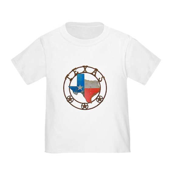 CafePress - Texas Wrought Iron Barn Art T Shirt - Cute Toddler T-Shirt, 100% Cotton