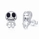 thumbnail image 1 of Luxora Skull Earrings - 925 Sterling Silver Pumpkin King Earrings, Halloween Jewelry for Women, Ideal Graduation and Valentine’s Day Gifts, 1 of 5