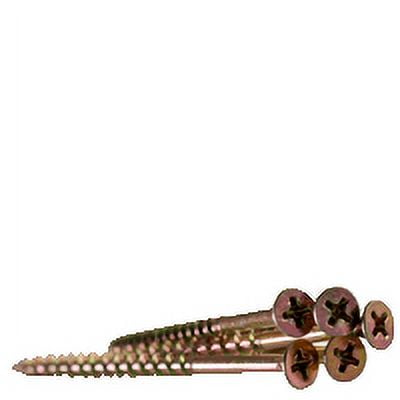 #6 x 1-1/8" Drywall Screw, Phillips Drive, Bugle Head, Type S, Zinc Yellow (inch), (QUANTITY: 10000) Thread: Coarse Thread (UNC)