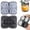 Black, variant on 3D Owl Ice Cube Mold Fun Shapes, Hedwig Owl Gifts for Women & Harry-Potters Movie Lovers, Cute Large Craft Ice Mold, Big Cat Ice Cube Trays for Whiskey Cocktails Bourbon(B)