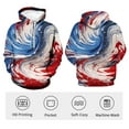 thumbnail image 3 of WHNBCW Funny Tie Dye Hoodie American Flag Style Graphic Sweatshirt, 3 of 7