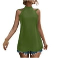 thumbnail image 2 of SROBPTY Womens Tank Tops Solid Fashion Crew Neck Sleeveless Off Shoulder Summer Shirts for Casual Wear, 2 of 4