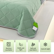 RXIRUCGD Cool Feeling Silk Fiber Summer Comforter Summer Cooler Gift Comforter Conditioner Comforter Solid Color