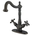 thumbnail image 1 of Kingston Brass KS1495AX Two Handle Vessel Sink Faucet with Optional Cover Plate, 1 of 2