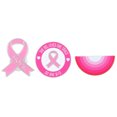 thumbnail image 4 of Cancer Awareness Charm Set Supportive Pins for Inspirational Supporters and Awareness Activists During October Events and 3PCS, 4 of 8