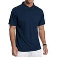 thumbnail image 2 of SPEEDRUN Mens 3 Pack Polo Shirts with Pocket Short Sleeve Moisture Wicking Outdoor Tactical Shirt Summer Casual 2XL, 2 of 5