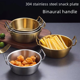 thumbnail image 1 of Cuenco de acero inoxidable Cuenco de doble oreja Cesta para bocadillos Bocadillo para bocadillos Pollo frito Papas fritas Estilo Ensalada Cuenco para olla caliente Cuenco para salsa Cuenco para, 1 of 4