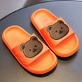 thumbnail image 2 of adviicd Slippers for Girls Unisex-Child Beach Slides Comfort Slide Sandals Slip Resistant Slippers for Indoor Outdoor Water Shoes (Orange,12), 2 of 6