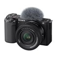 thumbnail image 1 of Cámara Sony Alpha ZV-E10 Mirrorless Vlog 24.2MP 4K Negra, 1 of 5