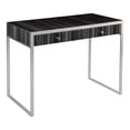 thumbnail image 1 of SEI Furniture Harpsden Engineered Wood Writing Desk in Silver/Black, 1 of 3